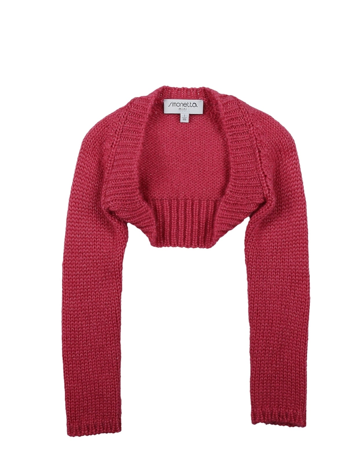 RRP €130 SIMONETTA MINI Knitted Bolero Size 4Y Mohair & Wool Blend