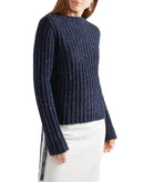 RRP €1475 THE ROW 100% Cashmere Jumper Size L Fleck Effect Crew Neck Made in USA gallery photo number 2