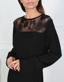 JOLIE By EDWARD SPIERS Jumper Size M Lace Made in Italy gallery photo number 4