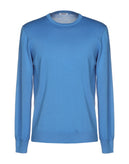 RRP €125 GIOFERRARI Jumper Size 56 Blue Thin Knit Crew Neck Made in Italy gallery photo number 2