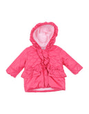 ALETTA Quilted Jacket Size 1-M Padded Pink Bows Made in Italy gallery photo number 3