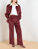 GEORGE J. LOVE Corduroy Blouson Jacket Size S Sherpa Inside Made in Italy gallery photo number 1