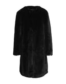 RRP€555 AINEA Faux Fur Coat Size IT 42 / M Number 3 & Stripes Back Made in Italy gallery photo number 4