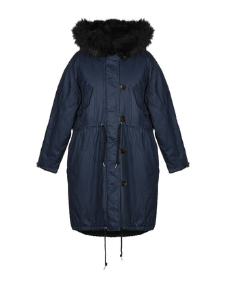 RRP €200 5PREVIEW Parka Coat Size M Padded Hooded Faux Fur Trim gallery photo number 6