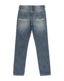 GUESS Straight Jeans Size 8Y Faded Effect Contrast Stitching gallery photo number 2