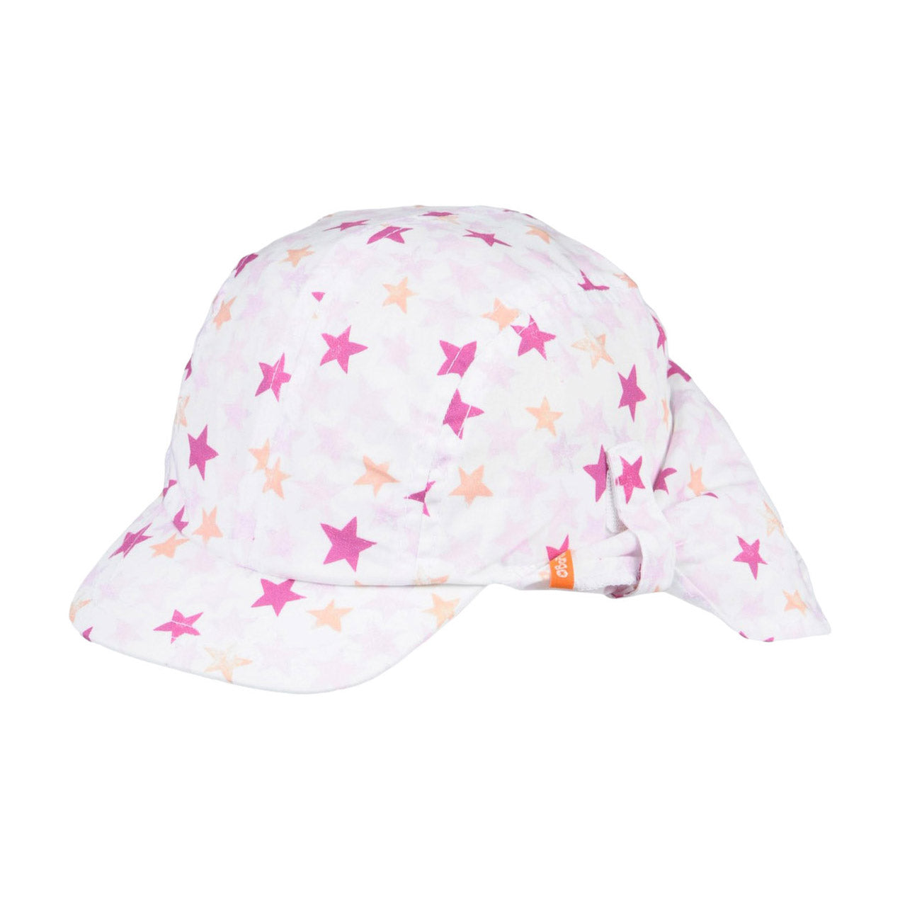 BARTS Sun Chaser 5 Panel Cap Size 47 / 12-18M 30+ UV Protection Star Pattern gallery main photo