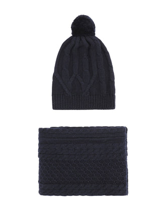 RRP€340 CHINTI & PARKER Merino Wool Wrap Scarf & Beanie Cap Set Made in Portugal gallery photo number 4