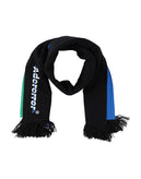 RRP €175 ADER ERROR Long Stole Scarf Wool Blend Contrast Frayed Trim gallery photo number 1
