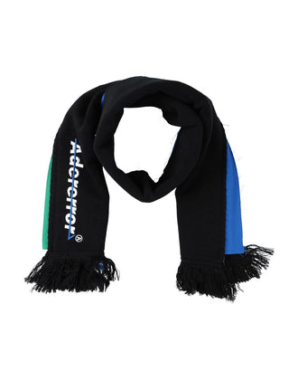 RRP €175 ADER ERROR Long Stole Scarf Wool Blend Contrast Frayed Trim gallery photo number 2