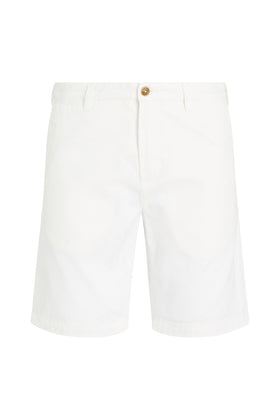 RRP€200 BELSTAFF Chino Shorts W32 White Stretch Mid Waist Logo Patch Zip Fly gallery photo number 6