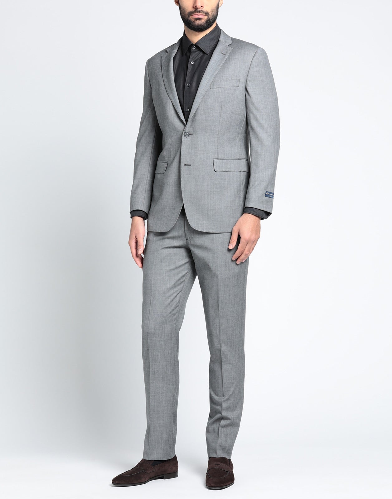 RRP€550 BROOKS BROTHERS Wool Suit US36 IT46 S Grey Single-Breasted Lined gallery main photo