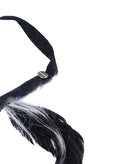 RRP €345 ANN DEMEULEMEESTER Rooster Feather & Goat Hair Choker Necklace Self Tie gallery photo number 3