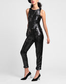RRP €250 8 Jumpsuit Size IT40 Sequined Keyhole Low Back Sleeveless Made in Italy gallery photo number 2