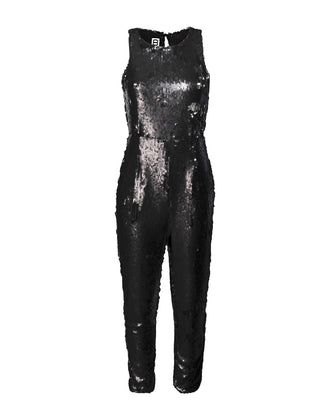RRP €250 8 Jumpsuit Size IT40 Sequined Keyhole Low Back Sleeveless Made in Italy gallery photo number 5