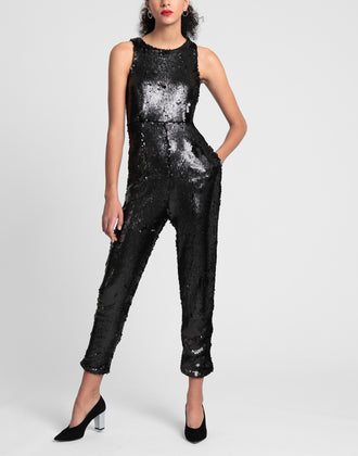 RRP €250 8 Jumpsuit Size IT40 Sequined Keyhole Low Back Sleeveless Made in Italy gallery photo number 1