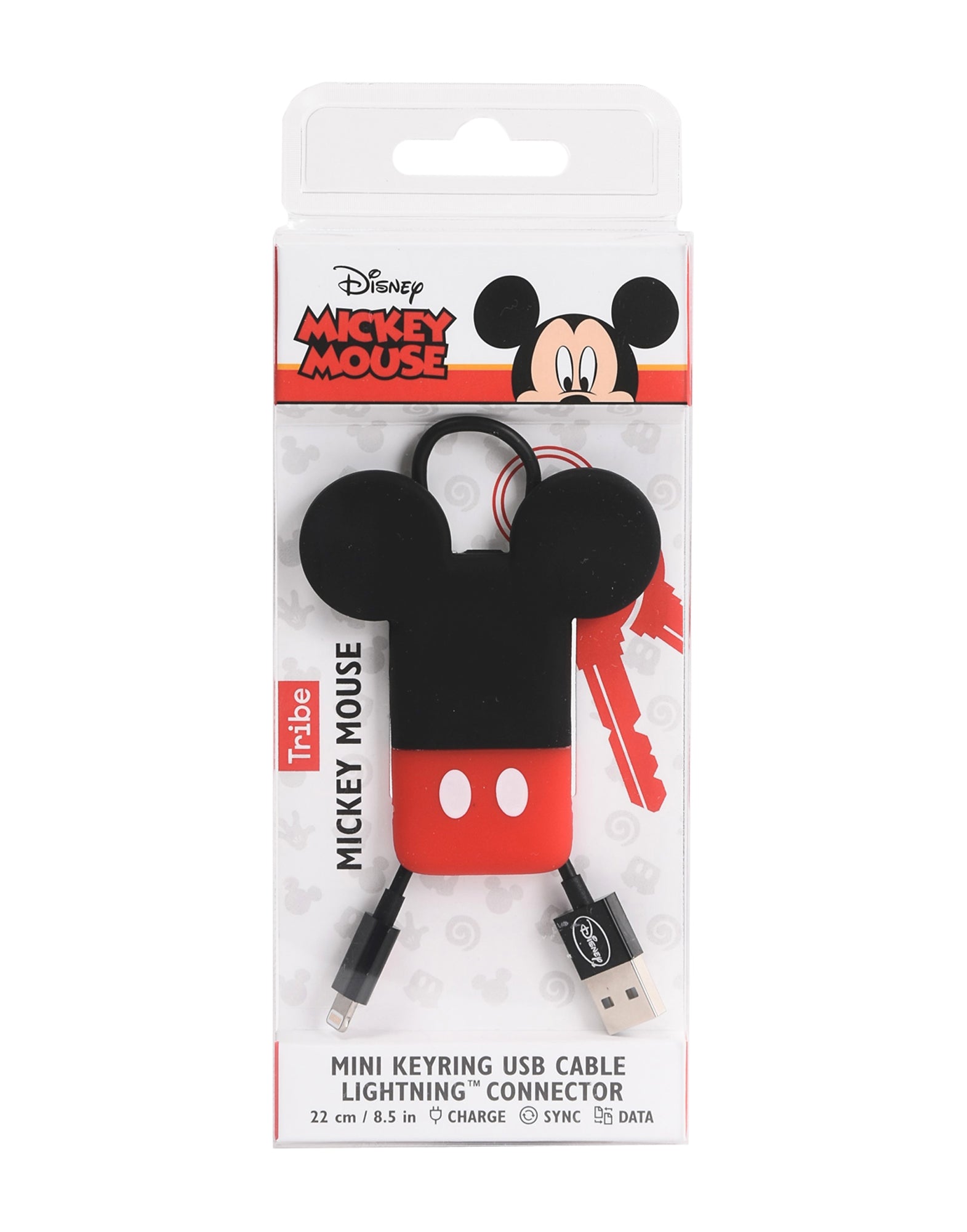 TRIBE x DISNEY Star Wars Mini Keyring USB Cable Micro-USB Connector Mickey Mouse gallery main photo