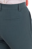 RRP €215 ATTIC AND BARN Pleated Crepe Trousers Size IT 38 Wool Blend Dark Green gallery photo number 5
