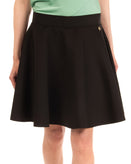 PAOLA T. Mini Flare Skirt One Size Unlined Elasticated Waist Logo Made in Italy gallery photo number 1