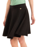 PAOLA T. Mini Flare Skirt One Size Unlined Elasticated Waist Logo Made in Italy gallery photo number 2