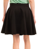 PAOLA T. Mini Flare Skirt One Size Unlined Elasticated Waist Logo Made in Italy gallery photo number 3