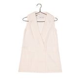 RRP €105 20.52 Knitted Blazer Jacket Size 42 Lame Sleeveless Notch Lapel Collar gallery photo number 1