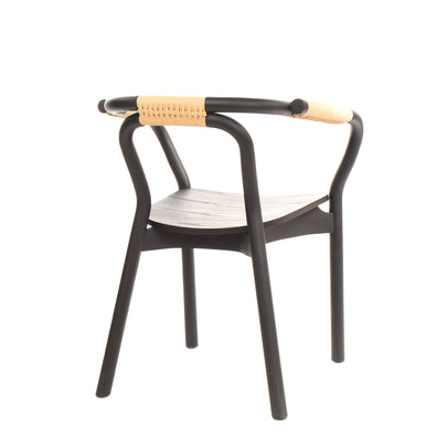 RRP €435 NORMANN COPENHAGEN KNOT Chair By Tatsuo Kuroda Made of Stained Ash