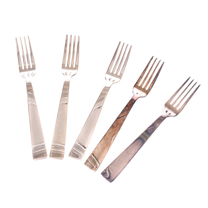 RRP €210 SAMBONET Stainless Steel Cutlery Set of 24 Pieces Elegant Made in Italy gallery photo number 4