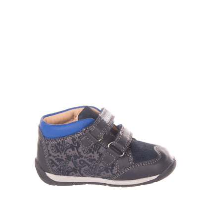 GEOX RESPIRA Baby Leather Sneakers EU 20 UK 3.5 US 4.5 Patterned Antishock gallery photo number 3