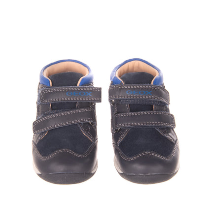 GEOX RESPIRA Baby Leather Sneakers EU 20 UK 3.5 US 4.5 Breathable Chromium Free gallery photo number 3