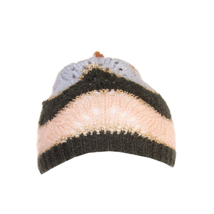 AMERICAN OUTFITTERS Beanie Cap Size 1 / XS-M Alpaca & Mohair Blend Open Knit gallery photo number 1