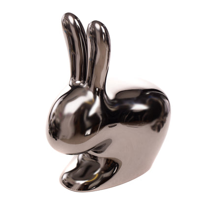 RRP €1150 QEEBOO Rabbit Chair Metal Finish by Stefano Giovannoni Made in Italy