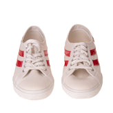 SUPERGA Canvas Sneakers Size 36 UK 3.5 US 6 Two Tone Varnished Effect Trim gallery photo number 2