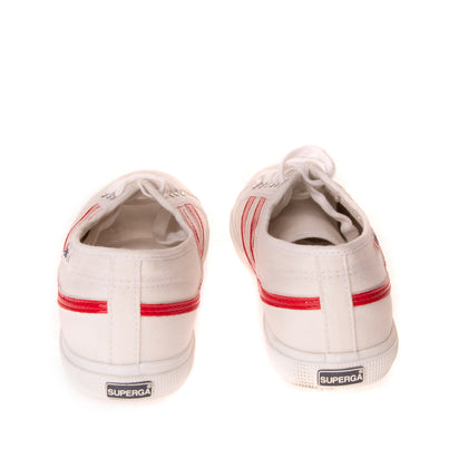 SUPERGA Canvas Sneakers Size 36 UK 3.5 US 6 Two Tone Varnished Effect Trim gallery photo number 4