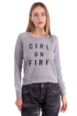 RRP €110 CAPITOL COUTURE By TRISH SUMMERVILLE Sweatshirt Size S Melange Printed gallery photo number 5