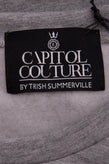 RRP €110 CAPITOL COUTURE By TRISH SUMMERVILLE Sweatshirt Size S Melange Printed gallery photo number 7
