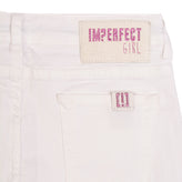 !M?ERFECT Denim Shorts Size 10Y Logo Zip Fly gallery photo number 3