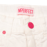 !M?ERFECT Denim Shorts Size 10Y Logo Zip Fly gallery photo number 4
