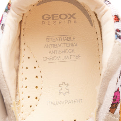GEOX RESPIRA Sneakers Size 18 UK 2.5 US 3 Antibacterial Antishock Logo Cap Toe gallery photo number 6