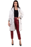 RRP €210 TWIN-SET SIMONA BARBIERI Trench Coat Size 42 / S PU Coated Collared gallery photo number 1