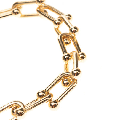 8 Multi Chain 4 Bracelets Set Gold Tone Adjustable Length Lobster Clasp