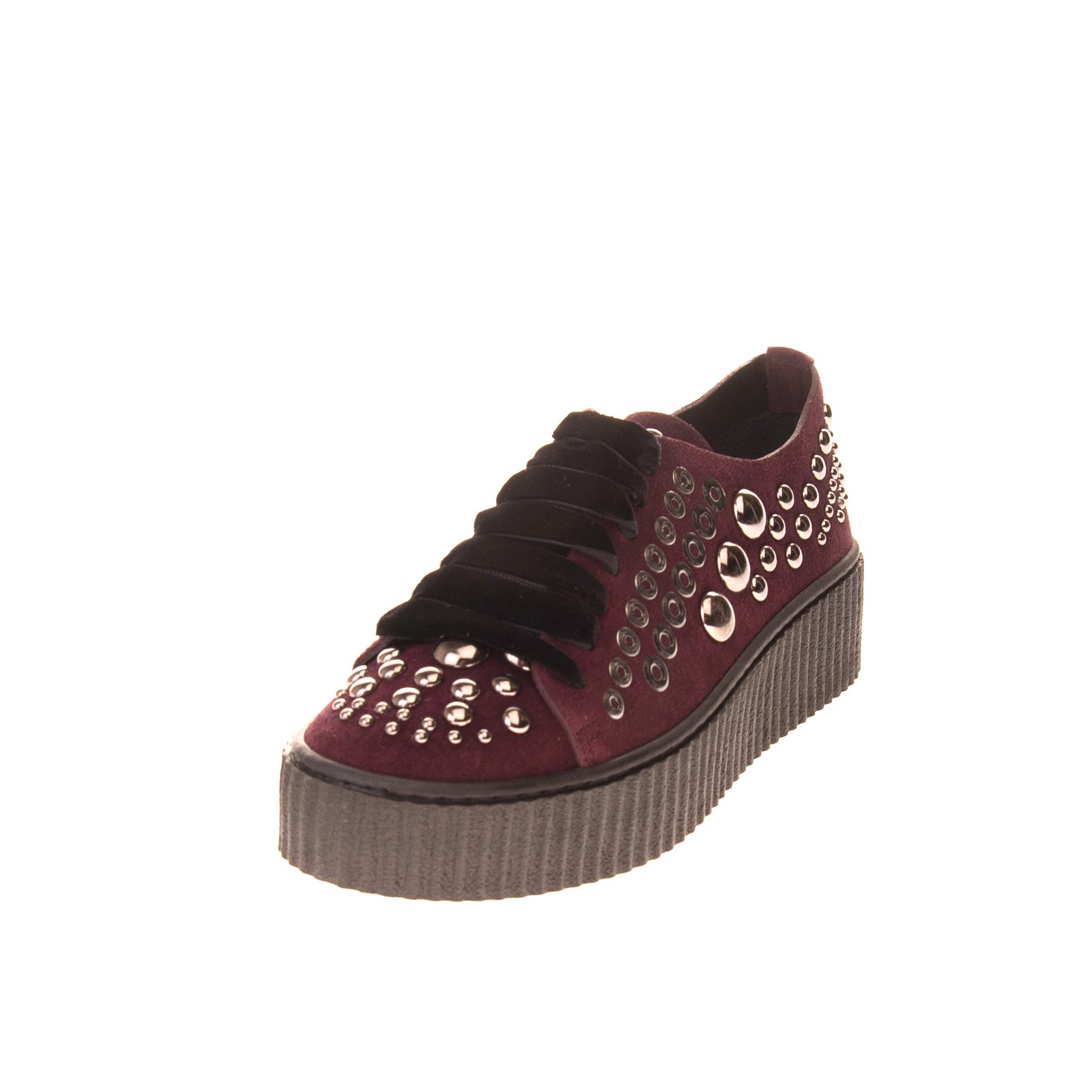 RRP €270 PINKO Suede Leather Sneakers Size 36 UK 3-3.5 US 6 Studded Flatform gallery main photo