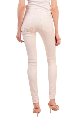 RRP€120 J BRAND FOR THEORY Trousers W23 Stretch Ivory Skinny Made in USA gallery photo number 3
