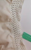 Crepe Mini Bodycon Dress Size IT 44 / M White Openwork Trim Off The Shoulder gallery photo number 6