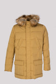 RRP €275 8 Down Quilted Parka Jacket Size 46 Faux Fur Trim gallery photo number 1