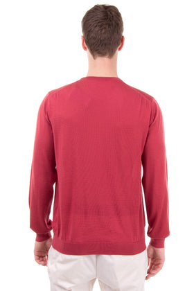 RRP €625 MALO 100% Cashmere Pullover Sweater US40 IT54 L Thin Made in Italy gallery photo number 6