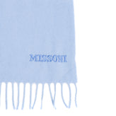 RRP €300 MISSONI Rectangle - Scarf Wool Blend Embroidered Fringe Made in Italy gallery photo number 4