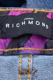 JOHN RICHMOND Jeans Size 16Y Stretch Ripped Faded Made in Italy gallery photo number 3