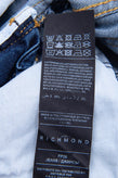 JOHN RICHMOND Jeans Size 16Y Stretch Ripped Faded Made in Italy gallery photo number 4