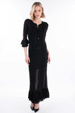 RRP €665 JUST CAVALLI Maxi Knitted Flounce Dress Size XS Lame Effect Lace Up gallery photo number 4