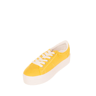 RRP €120 FLORENS Canvas Sneakers Size 40 UK 7 US 10 Two Tone Stitched Flatform